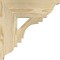 Ekena Millwork Merced Traditional Rough Sawn Bracket, Douglas Fir, 4"W x 14"D x 14"H BKT04X14X14MRC01RDF - alternate 2